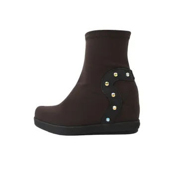 RUCOLINE Masha Ankle Boots 8.5cm Women's Dark Coffee
