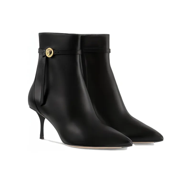 LOUIS VUITTON Stellar Ankle Boots 6.5cm Women's Black-2