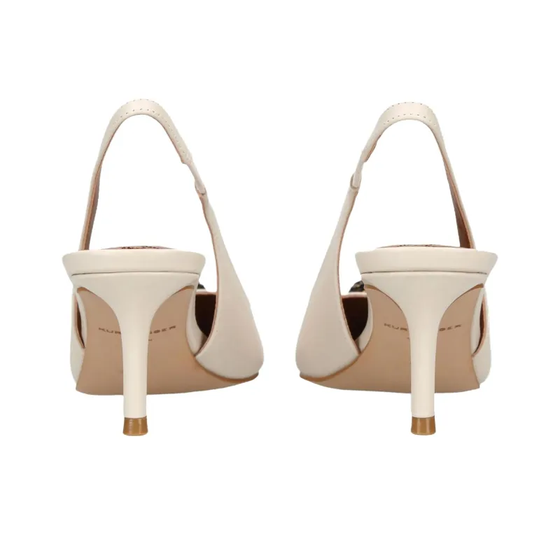 Kurt Geiger London Slim Heel High Heels 6cm Women's White-4