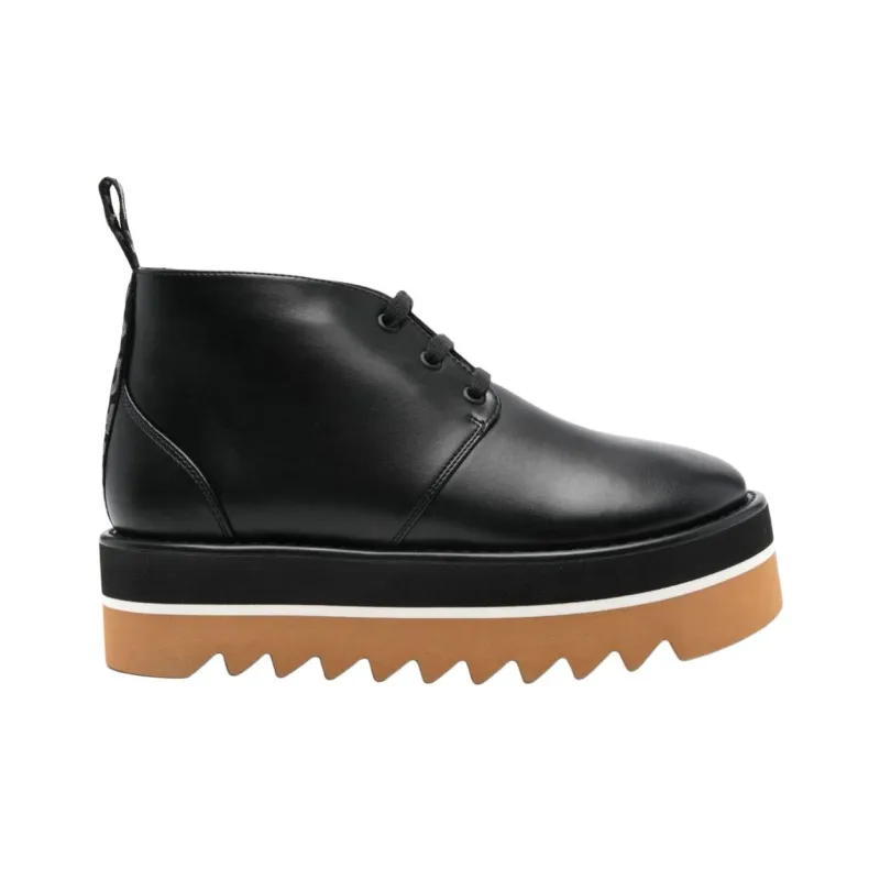 Stella McCartney Sneak Elyse Lace Up Desert Boots Women's-1