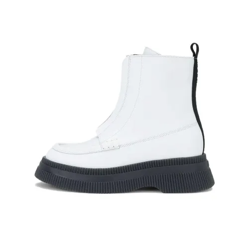 GANNI Ankle Boots Women's White