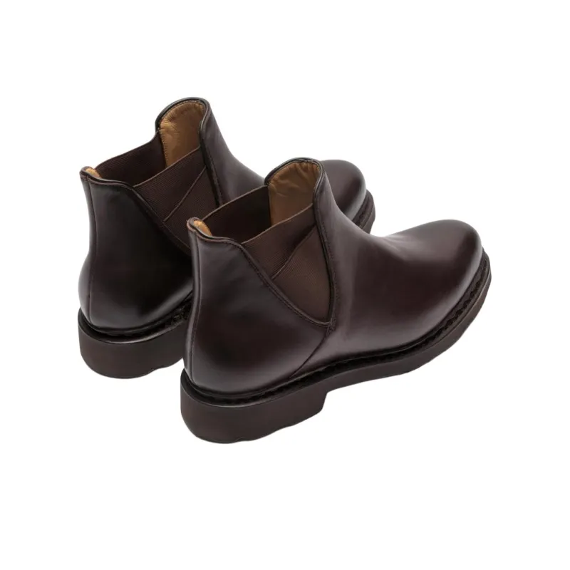 Paraboot Valdaine Ankle-Length Chelsea Boots Women's Coffee-3