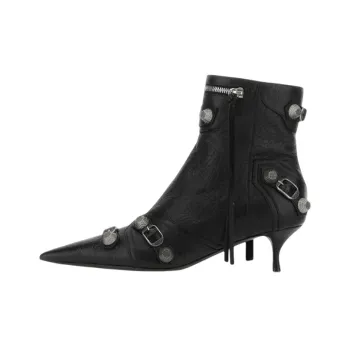 Balenciaga Cagole Pointed Toe Ankle Boots Women's