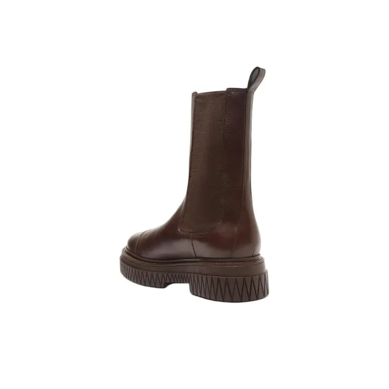 Schutz Chelsea Boots 5cm Women's Brown-3