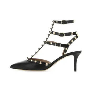 Valentino Rockstud Garavani Slim Heel High Heels 6.5cm Women's Black