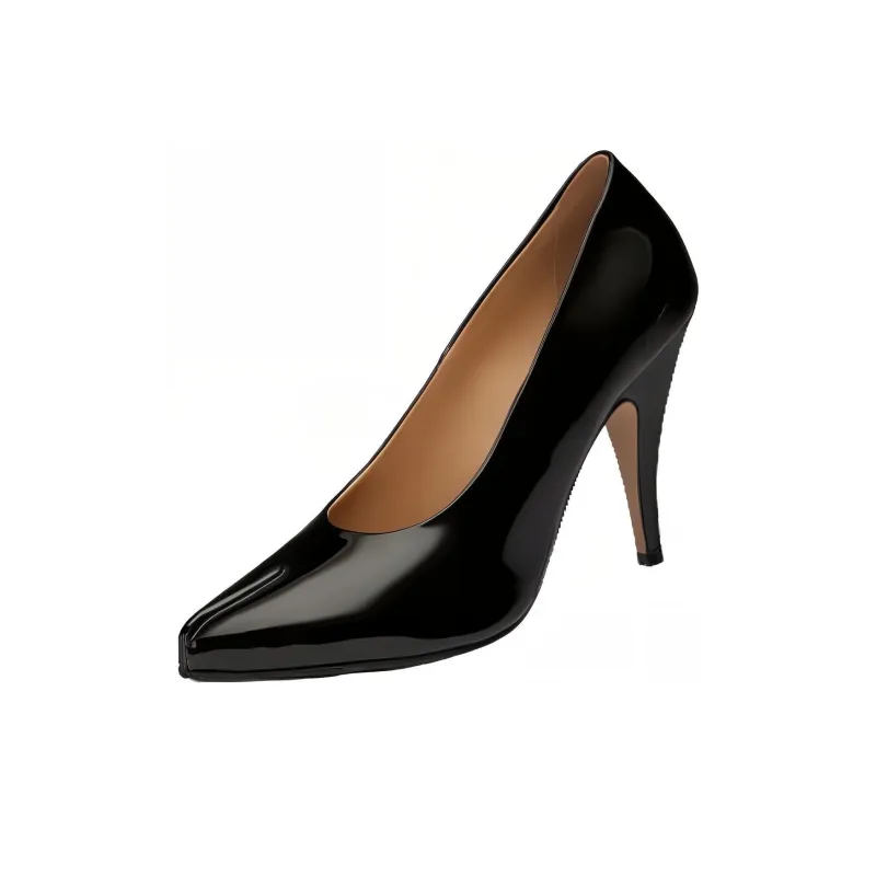 Maison Margiela Tabi Cone Heel High Heels 11cm Women's Black-2