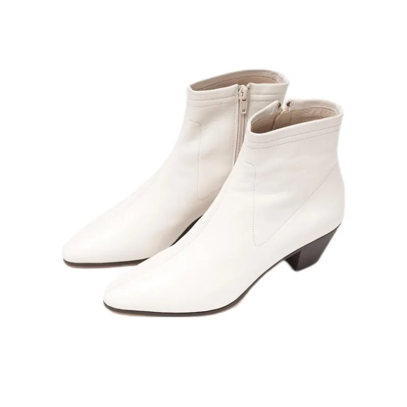 Maje Ankle Boots Women's White-1