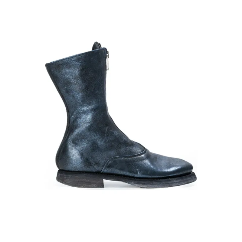 GUIDI Front-zip Ankle Boots-1