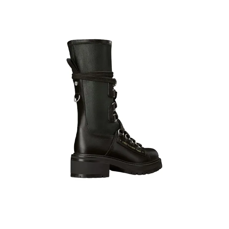 DIOR D-Fight Ankle Boots Women's Black-4