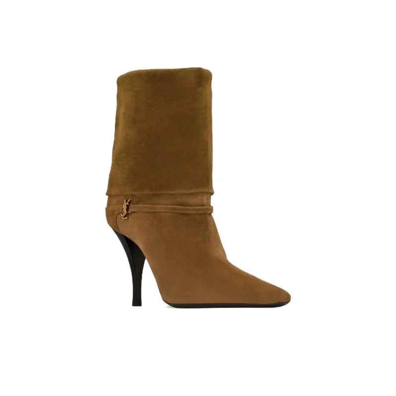 SAINT LAURENT Niki Pointed Toe Ankle Boots Women's-2