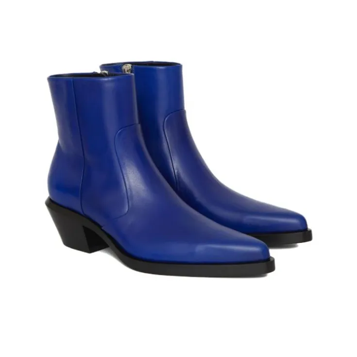 OFF-WHITE Ankle Boots 6cm Men's Blue-2