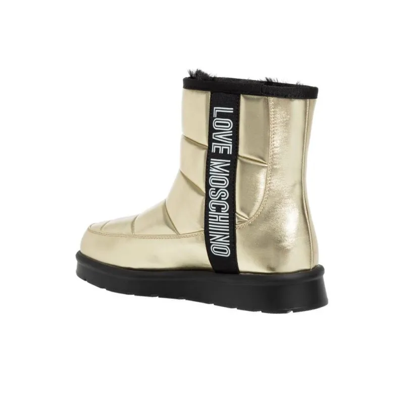 LOVE MOSCHINO Ankle Boots Women's Gold-2