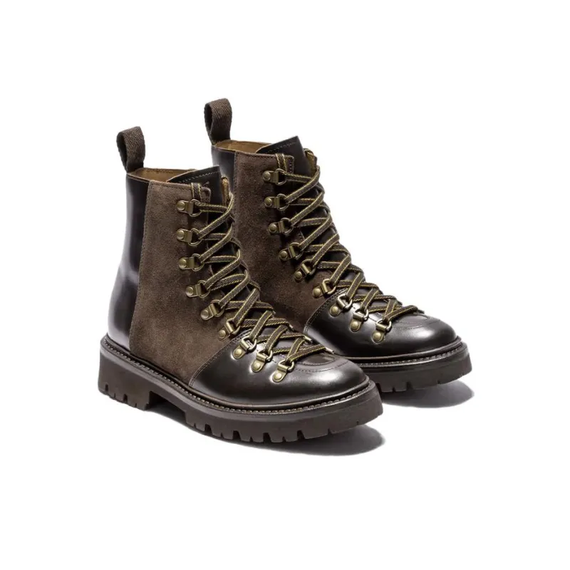 GRENSON Nanette Crew Martin Boot 3cm Women's Brown-2