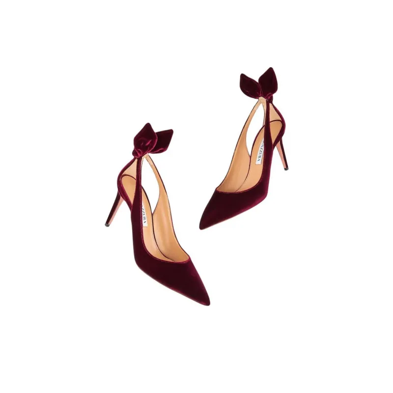 AQUAZZURA Bow Tie 85mm Pumps-3