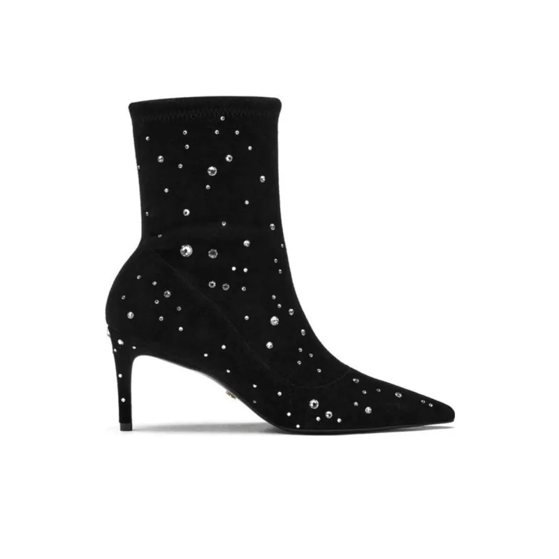 stuart weitzman 115mm Crystal-embellished Ankle Boots-1