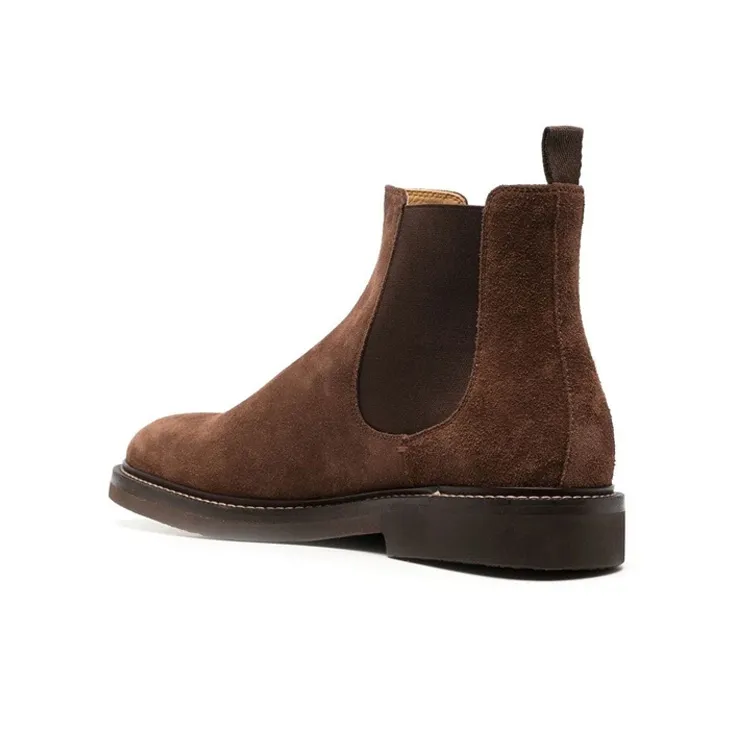 Brunello Cucinelli Suede Ankle Boots-3