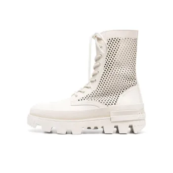 Moncler Perforated Lace up Boots