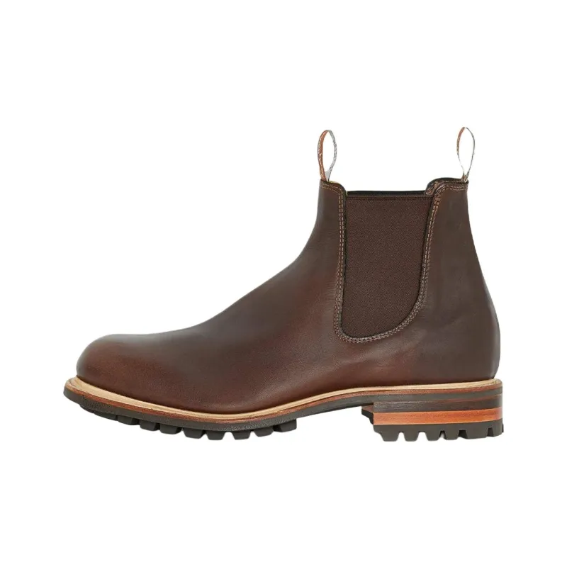 R.M.WILLIAMS Gardener Commando Short Chelsea Boots Men's Dark Brown-0