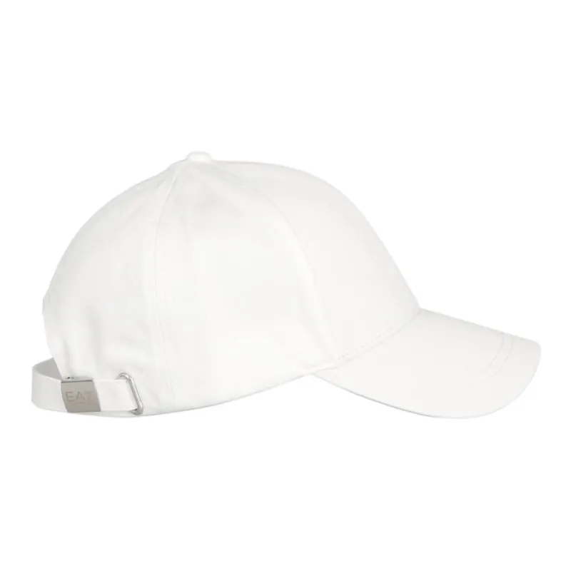 EMPORIO ARMANI Cotton, Metal Baseball Caps Men's White-3