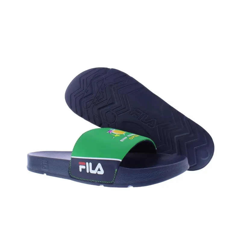 BNP x FILA DRIFTER Slip-Resistant Abrasion-Resistant Slide Slippers Men's Turquoise-3