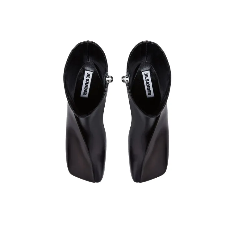 JIL SANDER Square-toe Ankle Boots-3