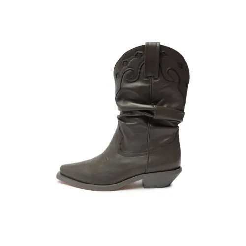 Schutz Zachy Ankle Boots 3cm Women's Chocolate