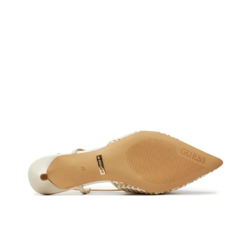 GUESS Slim Heel High Heels 4cm Women's Beige-4
