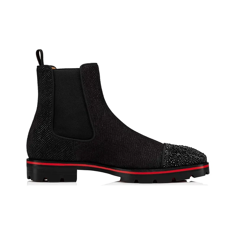 Christian Louboutin Chelsea Boots Men Black-1