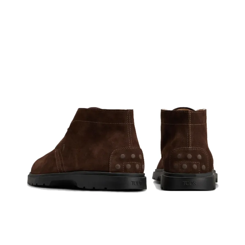 TOD'S Round Toe Ankle Boots-3