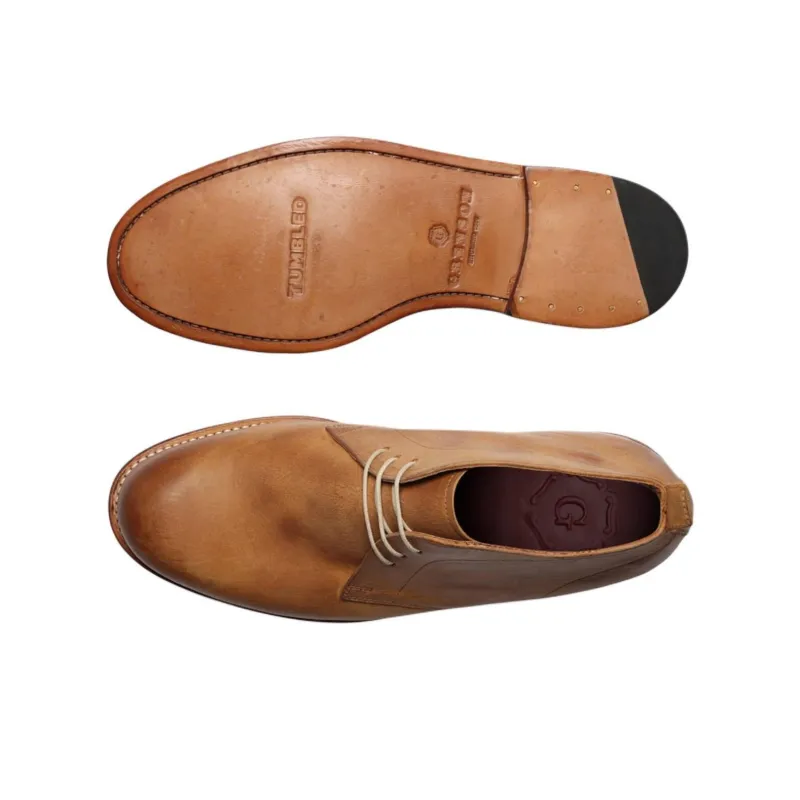 GRENSON Cheste Ankle Boots Men's Ginger Yellow-3