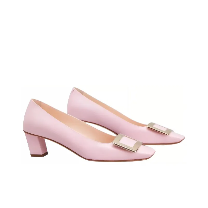Roger Vivier Belle Vivier Square Toe Pumps-1