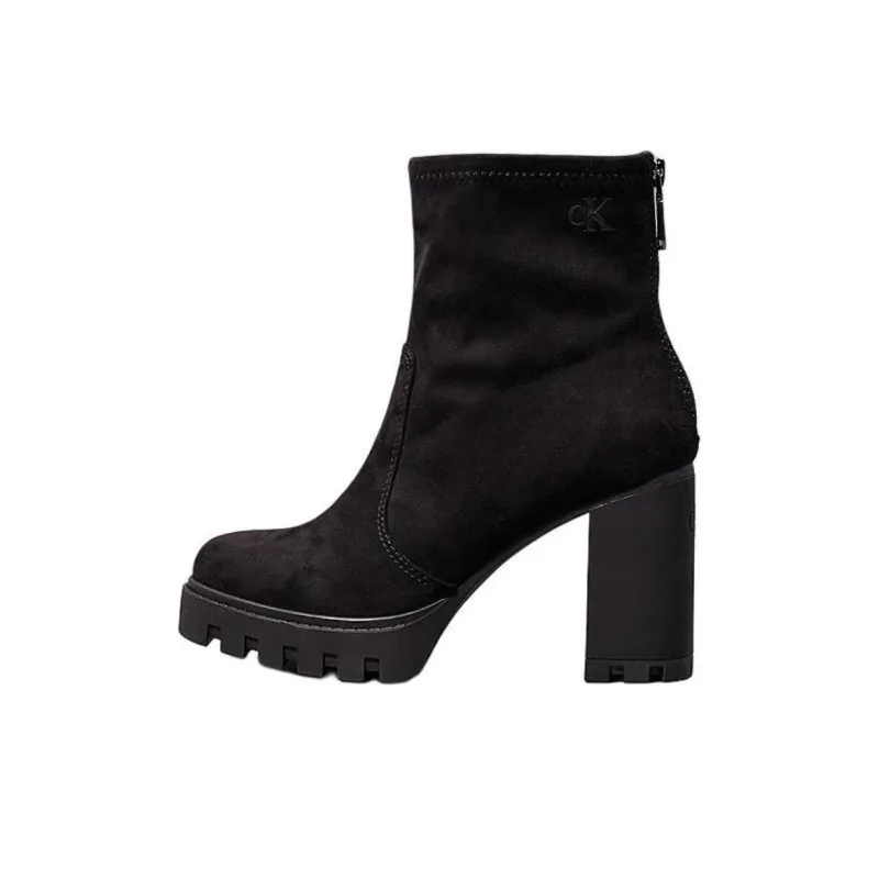 CKJ CALVIN KLEIN JEANS Ankle Boots 9cm Women's Black-0