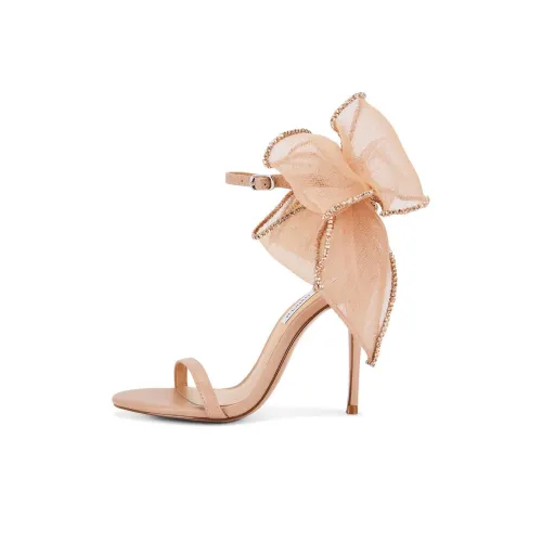 STEVE MADDEN Benni Heel Strap Sandals 10cm Women's Light Brown