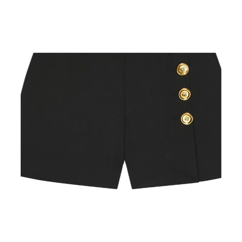 Givenchy Buttons Detailed Shorts-5