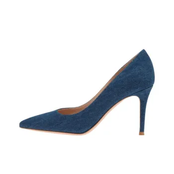 GIANVITO ROSSI Gianvito 85mm Denim Pumps
