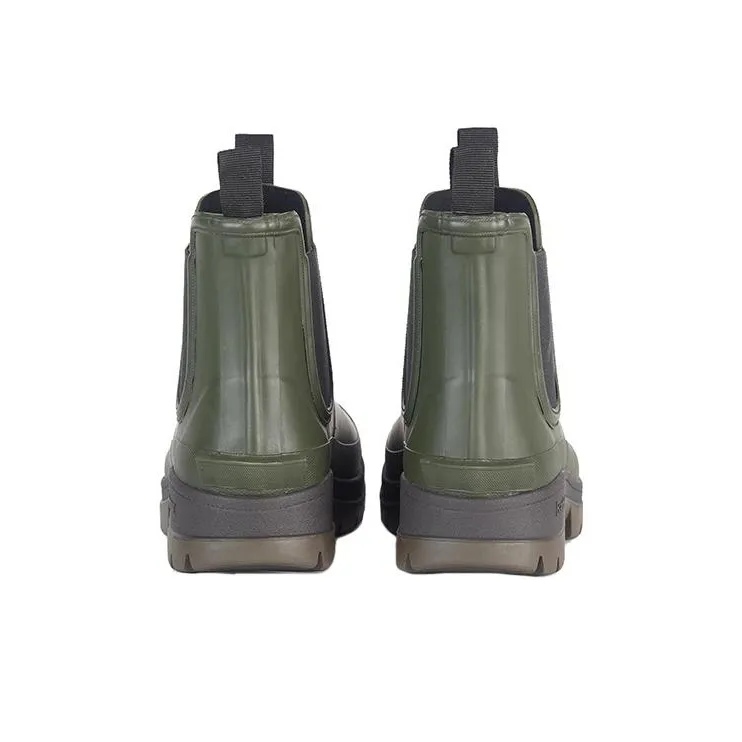 BARBOUR Chelsea Boots Men's Green-4