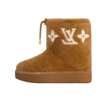 LOUIS VUITTON SKI Skiing Series Ankle Boots Women's Brown