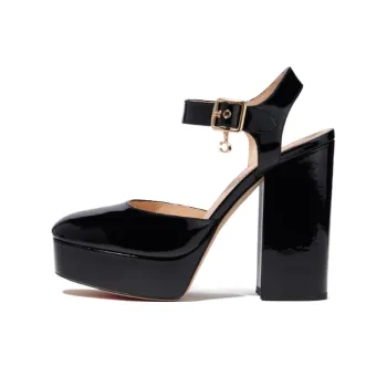 COACH Isabella Chunky Heel High Heels Women's Black