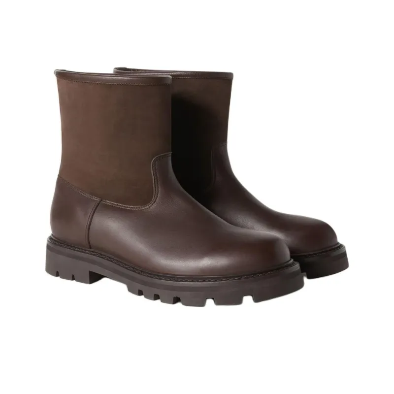 Loro Piana Suilven Walk Ankle Boots Women's Brown-2