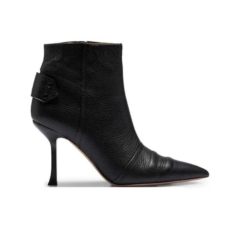 HUGO BOSS Ankle Boots 9cm Women's Black-1