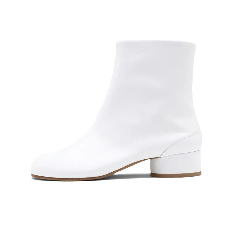 Maison Margiela Tabi 30mm Leather Ankle Boots-0