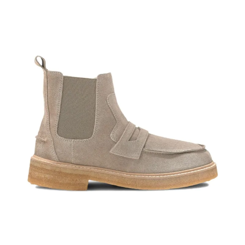 Inuikii Short Chelsea Boots Men's Beige-1
