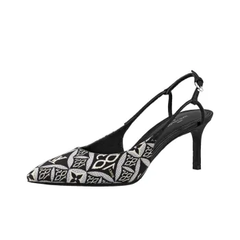 LOUIS VUITTON Chérie Slim Heel High Heels Women's Black