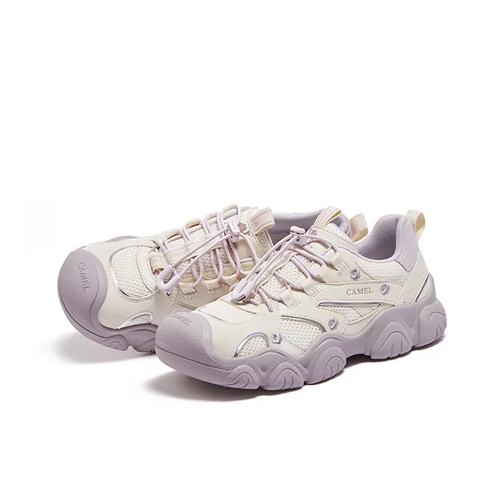 CAMEL Anti Slip And Wear Resistant Coverage Low Top Casual Shoes Women's-2