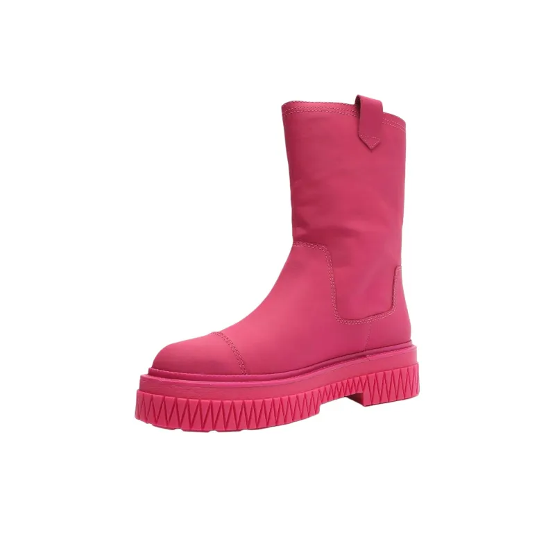 Schutz Jacy Ankle Boots 5cm Women's Bright Pink-2