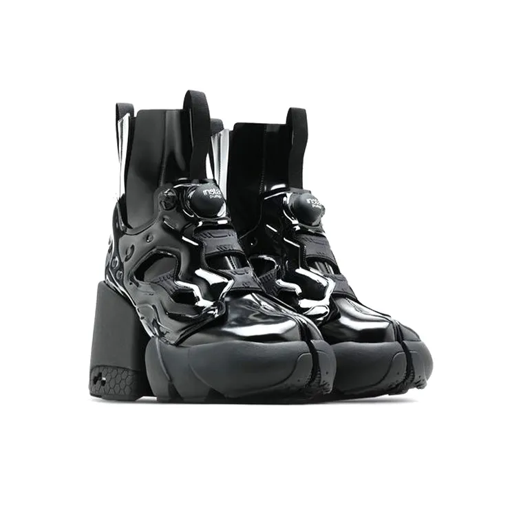 Reebok Tabi Instapump Fury Hi Maison Margiela Triple Black Women's-1