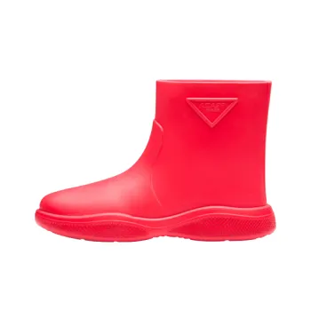 PRADA Ankle Boots Men Red
