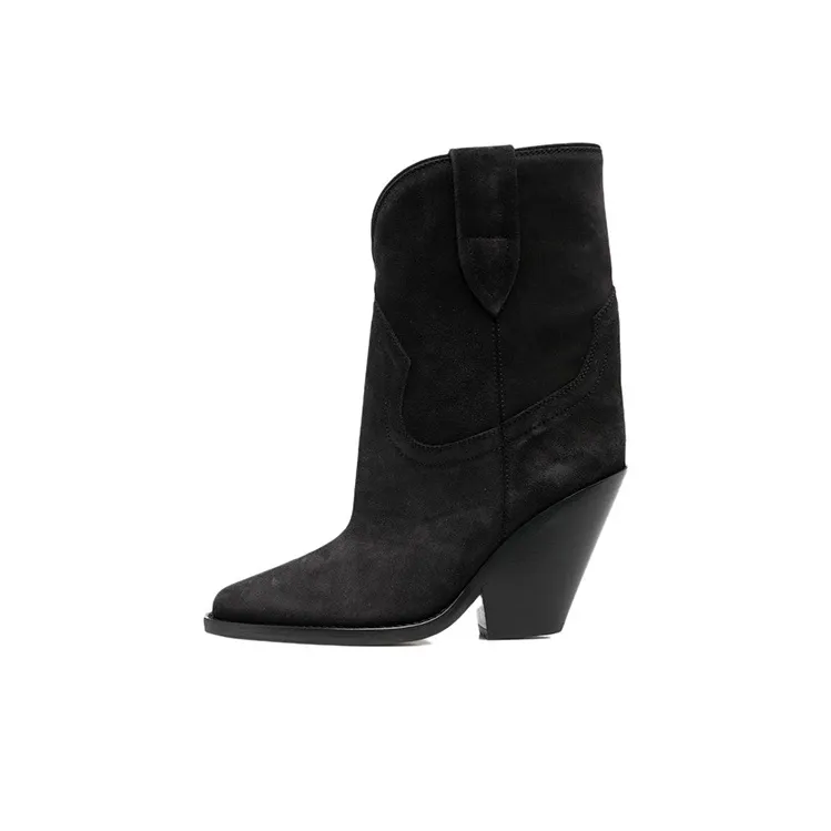 ISABEL MARANT Leyane 90mm Suede Boots-0