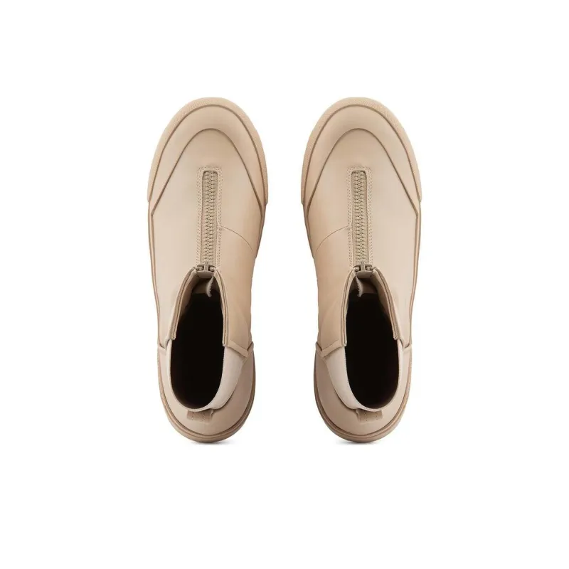 EMPORIO ARMANI Ankle Boots Women's Beige-4