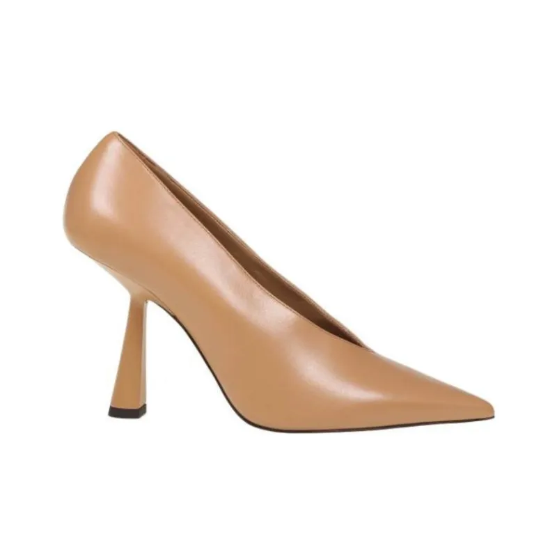 Jimmy Choo Maryanne Slim Heel High Heels 10cm Women's Brown-1